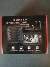 F200 Cámara endoscopio Industrial inspección boroscopio 8MM lente 8 LEDs HD1080P Pantalla de 4,3 pulgadas Monitor de pantalla IP67 impermeable