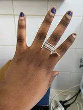 Anillo de plata elegante con diamantes de imitación para mujer, anillos de amor anchos para mujer, sortija de compromiso de boda, anillos joyas regalos