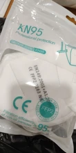 Mascarilla facial KN95 FFP2 con filtro, máscara de seguridad antipolvo, antiviru