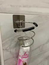 Organizer Rack Stand-Bracket Straighteners Hair-Dryer-Holder Salon Styling-Storage Stainless-Steel