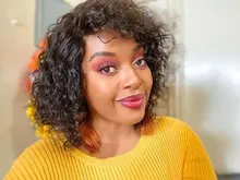 Cexxy Pelo Rizado corto Bob pelo humano del frente del cordón pelucas con minimechones brasileño 4X4 Cierre de encaje peluca para mujeres de la onda profunda peluca 150%