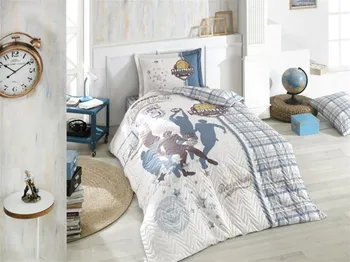 

Single Quilted Duvet Cover Set Made of 100% Cotton Yarn