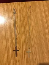 Collares cruzados y colgantes para hombre, de acero inoxidable, color dorado, para rezar, regalo de joyería