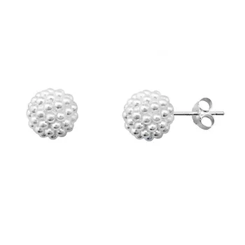 

Earrings 925 silver m ball multiperla 10mm. [9215]