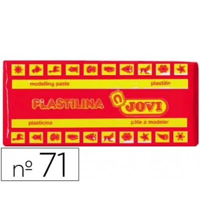 PLASTILINA JOVI 71 красный единица средний размер 15 единиц| |
