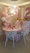Globos para Baby Shower Globos de fiesta guirnalda arco fondo de fiesta de cumpleaños, Globos de cadena para decoraciones de la boda Globos