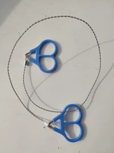 NICEYARD-Sierra de alambre para supervivencia, mango de acero inoxidable emergente para cortar Fretsaw, caza al aire libre, herramienta de mano para peces