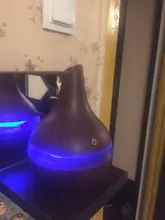 Electric Humidifier Oil-Diffuser Mist-Maker Essential-Aroma Wood-Grain Ultrasonic Led-Light
