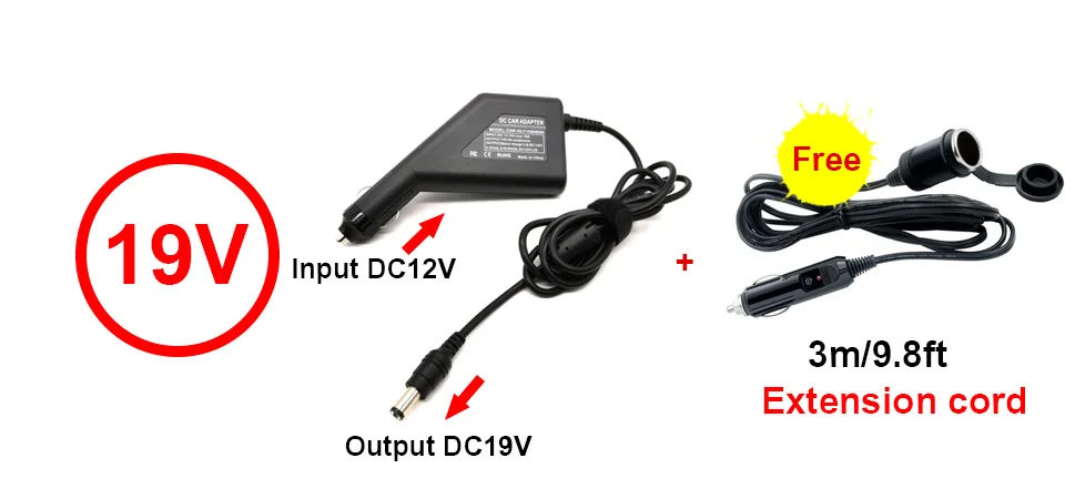 Byintek adaptador de energia automotiva para projetor,