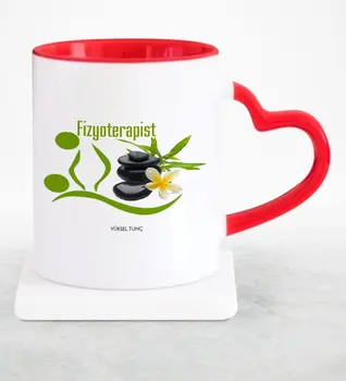 

Personalized Professional Physiotherapist Red Heart Mug Cup