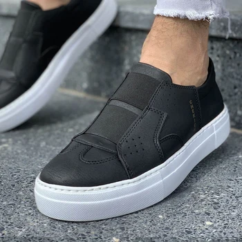 

Black Color High Quality 100% Vegan Leather Men Casual Shoes. Shoe, Sneaker Shoe, Van Shoe, Air Shoe, Basket Shoe, Flip Shoe, Trainer Shoe, Chaussure, Laofer Shoe, Gel Shoe, Young Man Shoes, Chaussures de Jeunes Homme