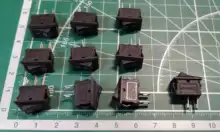 Snap-In Rocker-Switch Boat Position SPST On-Off KCD1 3A 15--10mm 10pcs/Lot 2p Single-Pole