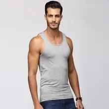 6'l I посылка серая Scher 100 хлопок классическая мужская майка SER001