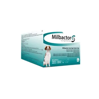 

MILBACTOR dogs + 5 Kg antiparasitic for dogs 1 tablet