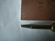 Herramienta de punzonado central multifuncional, 5 pulgadas, con resorte central, marca de indentación de madera, herramienta para carpintería