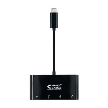 

USB C to USB Adapter NANOCABLE 10.16.4401-BK (10 cm) Black