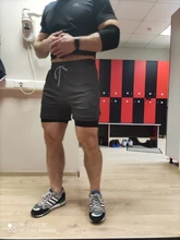 Pantalones cortos deportivos de camuflaje para hombre, 2 en 1, de secado rápido, para gimnasio, Fitness, trotar, entrenamiento, 2021