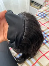 Peluca con diadema recta para mujer Peluca de cabello humano, 180% de densidad, cabello liso malasio, peluca completa hecha a máquina para mujeres negras