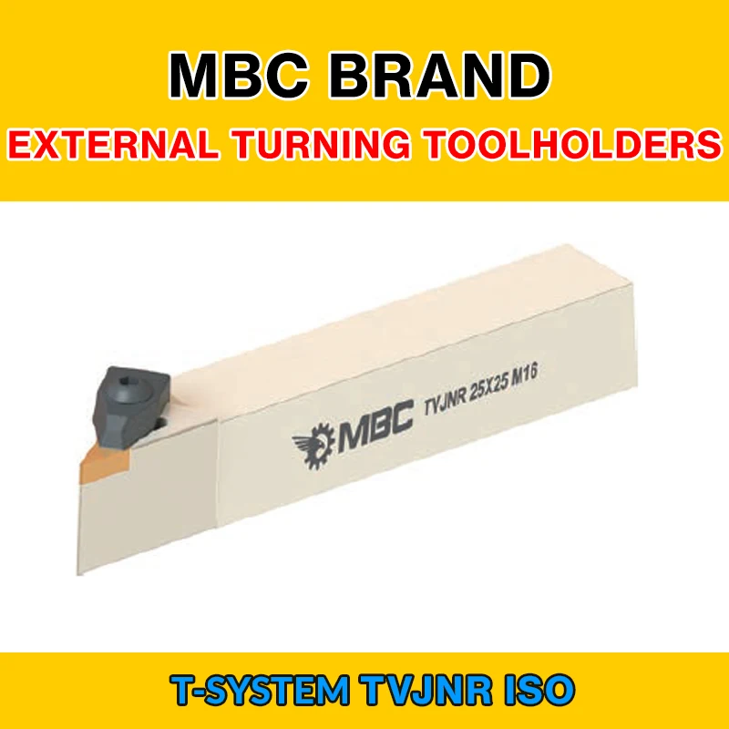 TVJNR 004 ISO T-SYSTEM EXTERNAL TURNING TOOLHOLDERS LEFT/RIGHT TVJNR 40X40 R16