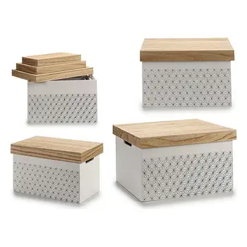 

Box with cover Wood 3 (31 x 24 x 42 cm) (3 pcs)