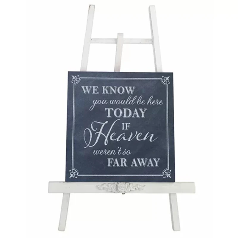 Вот сегодня знак приветствия Свадебный входа персонализированный холст доска