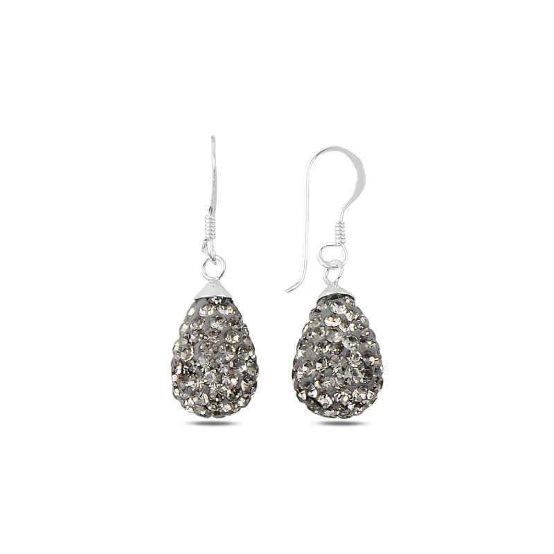 

Silver 925 Sterling Zircon Cubic Zirconia Dangle Drop Earrings