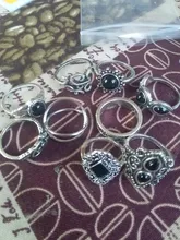 Tocona 11 unids/set antiguo Vintage de Color plata de diamantes de imitación anillo de conjunto para las mujeres geométrico nudillo conjunto de Anillos Midi Anillos 10057