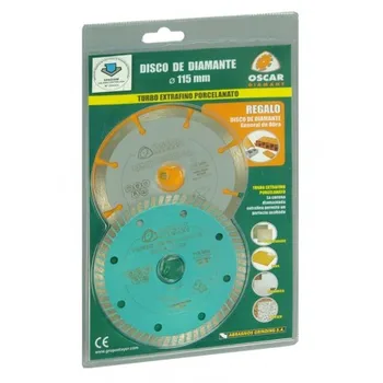 

DIAMOND PORCELANI TURBO 115MM + OVERARCHING WORK 115MM