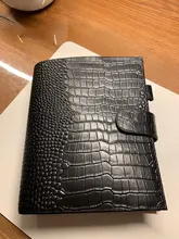 Moterm Luxe-planificador de anillos A5 con carpeta de anillos de 30mm, Agenda, organizador de granos Crocs, diario, Bloc de notas, cuaderno de bocetos