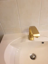 Tap Bathroom Faucet Crane Washbasin Black Curved-Basin Hot-Water-Mixer Chrome Bronze