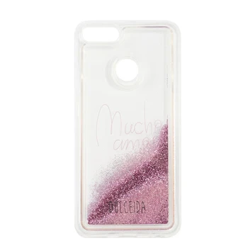 

Case Xiaomi Mi A1 Dulceida DLCAR012 Transparent Glitter Pink