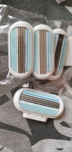 Cabezales de afeitado de 3 cuchillas, máquina de afeitar para el cuidado de la piel, recortador de pelo corporal reemplazable, accesorios de depilación, 4 unids/lote