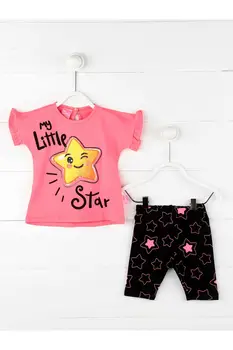 

Fuchsia Summery Shorts Girl Baby Suit