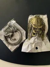 LLavero de depredador alienígena, máscara de AVP, llaveros para bolsos, llavero de coche, joyería