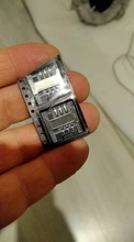 Mejor Precio, 2 unids/lote toma de tarjetas SIM lector titular ranura conector para Huawei C8826D T1100 Y210C Y210S. Tamaño: 16,5*16,5mm.