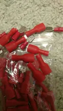 Cable-Plug Connectors Wiring Spade Electrical-Crimp-Terminal Female Insulated FDD 100pcs