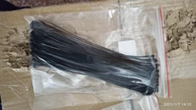 Auto-bloqueo 100 Uds negro 3X200 anillo de sujeción 3X60 Cable envuelve correa de nailon cremallera atar conjunto