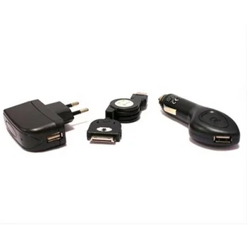 

Universal 3 in 1 charger Iphone 3, 3gs, 4, 4s KSIX Micro USB Black