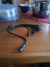 Connector Plug Cable Splitter-Adapter Led-Strip-Light Cctv-Camera Power-1 Male-Way DC