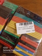 164/328/492 unids/set tubo de encogimiento de calor de aislamiento retráctil tubo 2:1 de Kit de fundas de Cable