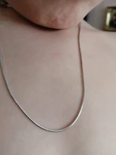 Cadena de serpiente de plata de ley 925, collares de serpiente de alta calidad, regalo de joyería al por mayor