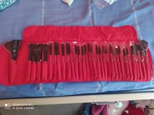 Yuwaku-Juego de brochas de maquillaje, 32 unidades, para base de maquillaje, labiales sombras para ojos, brochas de maquillaje en polvo, bolsa de herramientas, Kit de maquillaje