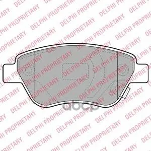 Колодки Тормозные Opel Corsa D 06 Передние Delphi Lp1989 Delphi арт. LP1989