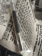 Barra de extensión de lápiz de doble cabeza, extensor de Metal de acero inoxidable para bocetos, ajustable, para estudiantes, oficina, herramientas de escritura, papelería