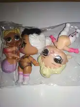 (4 uds) 2 uds Original LOL sorpresa muñecas + 2 uds hermanas Lil combinación juguetes LOL familia de muñeca para las Niñas jugando regalo enviar al azar