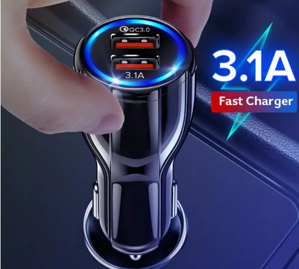 Автомобильное зарядное устройство GETIHU 18 Вт 3 1 А Quick Charge 0 универсальное быстрое с