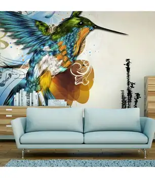 

Mural-Marvelous bird
