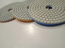 Uds 3/4 lijado disco de mojado almohadillas de pulido de diamante de granito, mármol pulidora de piedra Flexible de herramientas de mano