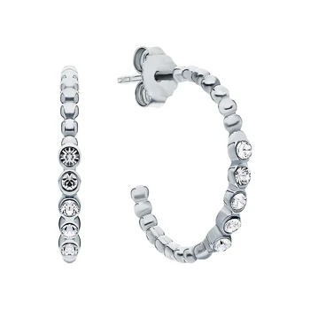 

Silver earrings with cubic zirconia sunlight sample 925