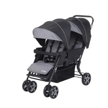 

STROLLER DOUBLE BLACK TEAMY